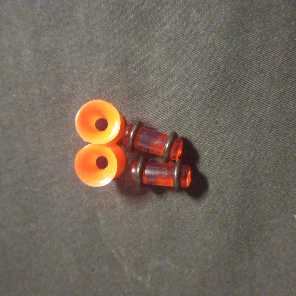 4G 5mm acrylic tapper/silicone tunnels